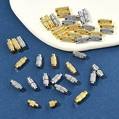 40Sets 2 Farben Säulen-Schraubverschlüsse aus Messing&nbsp;KK-FS0001-62
