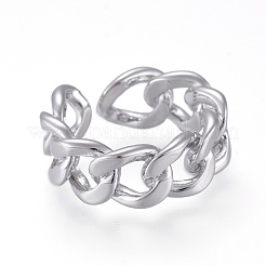 Anelli gemelli in ottone&nbsp;RJEW-K232-19P