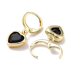 Orecchini pendenti a monachella in vero ottone placcato oro 18k&nbsp;EJEW-L269-044G-01