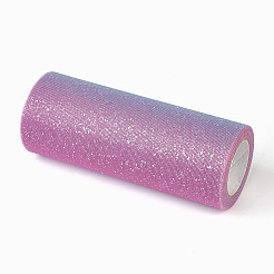 Rubans de maille déco en polyester&nbsp;X-OCOR-WH0020-02B
