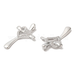 Colgantes de latón y circonita cúbica&nbsp;KK-G468-43P