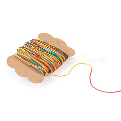 Cordones de poliéster encerado de color degradado de 50 m&nbsp;YC-TADJ0001-04E