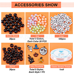 Bausatz für DIY-Halloween-Armbänder&nbsp;DIY-PH0008-85