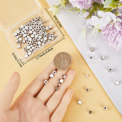 150 pièce 3 perles en acier inoxydable 304 de style&nbsp;STAS-BBC0004-26