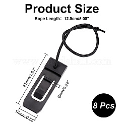 Kunststoff-Sup-Split-Surfer-Paddle-Board-Fin-Clip&nbsp;AJEW-WH0258-882