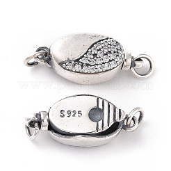 925 Sterling Silber Bajonettverschluss&nbsp;STER-D035-20AS