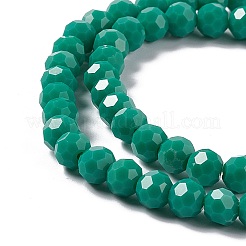 Fili di perle di vetro sfaccettate (32 sfaccettatura).&nbsp;LS-EGLA-J042-36B-11