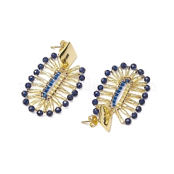 Pendientes ovalados de acero inoxidable 304&nbsp;EJEW-MZ00379
