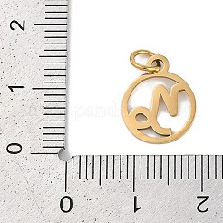 Placcatura ionica (ip) ciondoli in acciaio inossidabile 304&nbsp;STAS-R135-05G-07