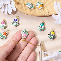 8 pendentif en porcelaine fait main&nbsp;PALLOY-SW00153