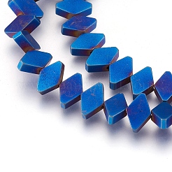 Electroplate non magnetici ematite sintetico fili di perline&nbsp;G-I208-18F-E-L