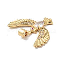 Micro en laiton oiseau pavent pendentifs zircone cubique&nbsp;KK-G419-32G