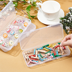 Contenitori di perle di plastica trasparente&nbsp;CON-WH0073-72