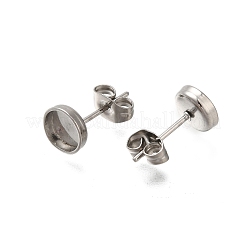 Ohrstecker aus 304 Edelstahl für Damen&nbsp;EJEW-M028-01S