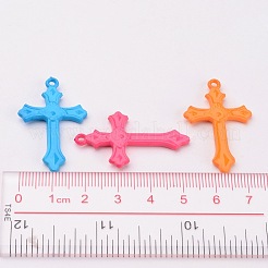 Mischfarbe Quer Acryl Anhänger für Schmuck machen Verzierungen diy Handwerk&nbsp;X-SACR-515-M