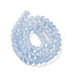 Fili di perline di vetro con vernice da forno trasparente&nbsp;DGLA-A034-T8mm-D13
