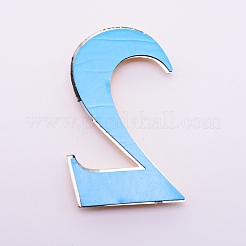 Etiquetas de señal de número de plástico y pvc&nbsp;X-KY-WH0023-B02-02