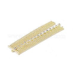 Chaînes à billes en laiton et chaînes de coupe en cristal avec strass gland gros pendentifs&nbsp;KK-P227-09G