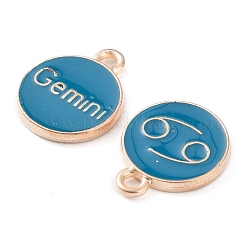 Pendentifs d'émail en alliage&nbsp;ENAM-S124-01B-05