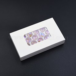 Facettierte Glasanhänger mit spitzer Rückseite&nbsp;EGLA-N006-046