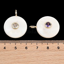 Messing Zirkonia Anhänger&nbsp;SH-CBA3786-01G