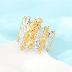 Anillos abiertos para puños de acero inoxidable 304&nbsp;RJEW-Z137-05GP-01