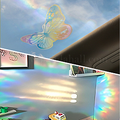 10 Stück Schmetterling bunter Sonnenfänger Regenbogenprisma elektrostatische Glasaufkleber&nbsp;DIY-WH0409-69E