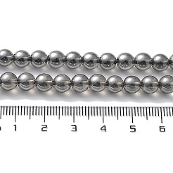 Fili di perline di cristallo di quarzo sintetico elettrolitico&nbsp;G-Z038-B02-01PL-1