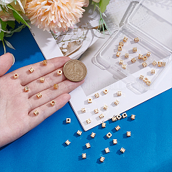 60pcs perles d'espacement en laiton&nbsp;KK-UN0005-43G