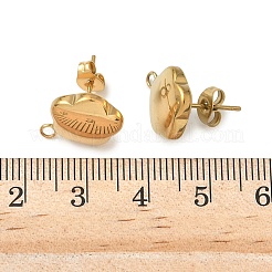 Ohrstecker-Beschläge aus Edelstahl 304&nbsp;STAS-K252-15G