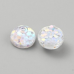 Transparente Harzcabochons&nbsp;RESI-WH0038-47C