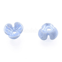 Coupellles en résine imitation perle&nbsp;RESI-N036-01A-01