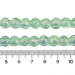 Brins de perles en verre soufflé faites à la main&nbsp;FOIL-K003-06A-06