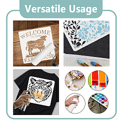 Stencil per pittura da disegno per animali domestici&nbsp;DIY-WH0673-020
