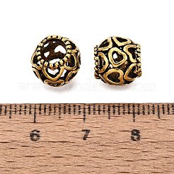 Tibetische Stil Legierung Großlochperlen&nbsp;FIND-Q121-12AG