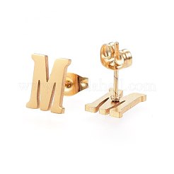 Conjuntos de joyas con colgantes y aretes de acero inoxidable 304&nbsp;SJEW-P099-13G