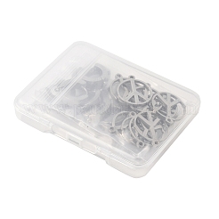 Kit unicraftal diy para hacer aretes colgantes con el signo de la paz&nbsp;DIY-UN0003-27