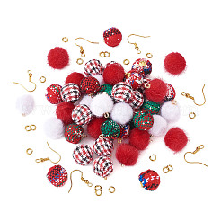 DIY Weihnachtsstil Ohrring machen Kits&nbsp;DIY-TA0008-88