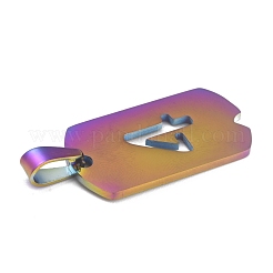 Pendentifs en acier inoxydable 304 avec placage ionique (IP)&nbsp;STAS-O127-A04