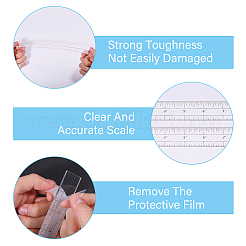 Acryl-Lineal-Set&nbsp;TOOL-WH0155-180