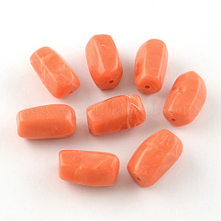 Spalte Nachahmung Edelstein Acryl-Perlen&nbsp;OACR-R028B-M