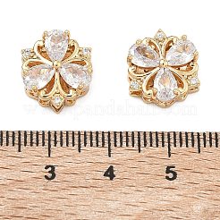 Maillons multibrins en laiton micro-pavé de zircone cubique&nbsp;KK-B172-01G-01