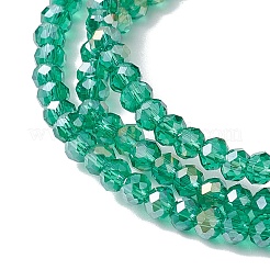 Stretch-Wickelarmbänder mit facettierten Glasperlen&nbsp;BJEW-TA00515