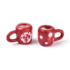Tazza di porcellana fatta a mano con decorazione a forma di fungo&nbsp;PORC-T133-57