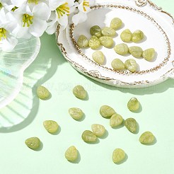 30 pieza de cuentas talladas de jade chino natural&nbsp;G-CJ0001-85