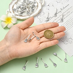 50 pendentif balai en alliage de zinc de style tibétain&nbsp;TIBEP-YW0002-15