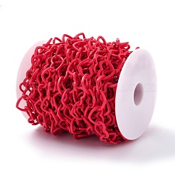 Catene a maglie a cuore in ottone verniciato a spruzzo&nbsp;CHC-I038-25B