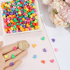 1500 pcs billes de plastique opaques en polystyrène (ps)&nbsp;KY-PA0001-08