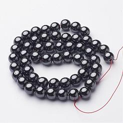Unmagnetische synthetischen Hämatitkornen Stränge&nbsp;G-H1623-8mm-1