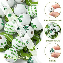40 Stück 4 Stile zum Thema St. Patrick's Day&nbsp;WOOD-FS0001-13